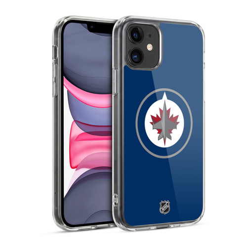 NHL Winnipeg Jets Plain Soft Gel Case for Apple iPhone 11