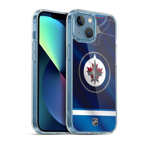 NHL Winnipeg Jets Jersey Soft Gel Case for Apple iPhone 13 Mini & MagSafe
