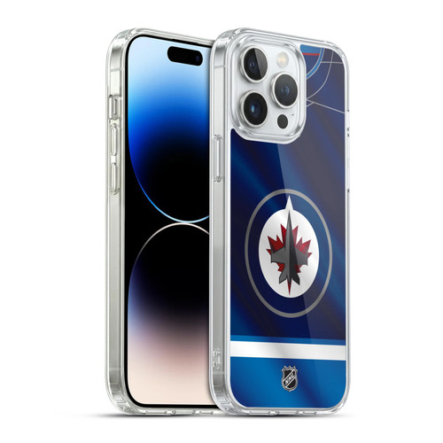 NHL Winnipeg Jets Jersey Soft Gel Case for Apple iPhone 14 Pro Max & MagSafe