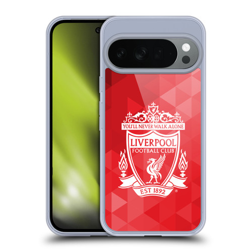 Liverpool Football Club Crest 1 Red Geometric 2 Soft Gel Case for Google Pixel 10