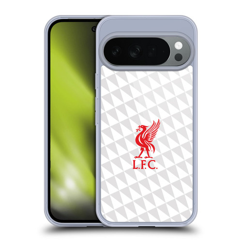 Liverpool Football Club Liver Bird Red On White Kit Soft Gel Case for Google Pixel 10