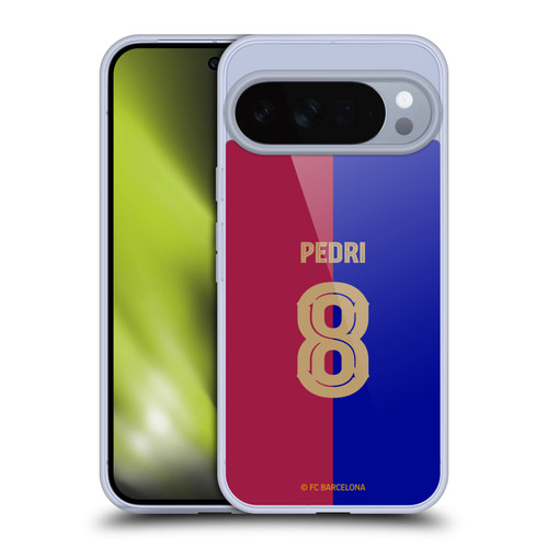 FC Barcelona 2024/25 Players Home Kit Pedri Soft Gel Case for Google Pixel 10 Pro XL