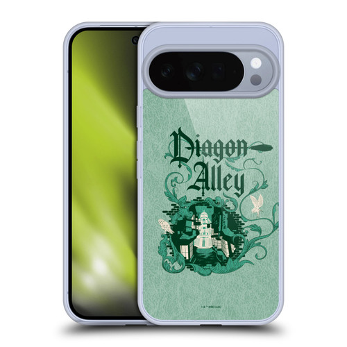 Harry Potter Locations Typography Diagon Alley Soft Gel Case for Google Pixel 10 Pro XL