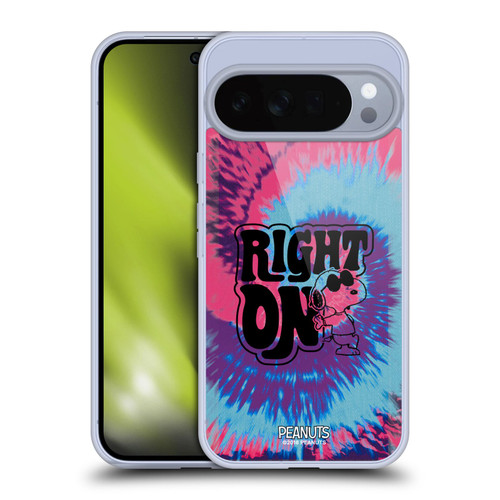 Peanuts Woodstock 50th Snoopy Tie Dye Right On Soft Gel Case for Google Pixel 10 Pro XL