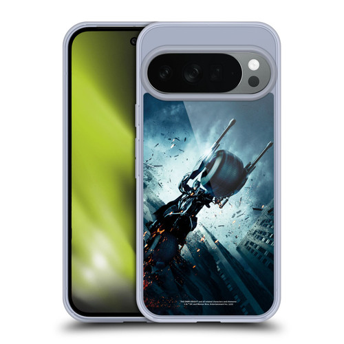 The Dark Knight Key Art Batman Batpod Soft Gel Case for Google Pixel 10