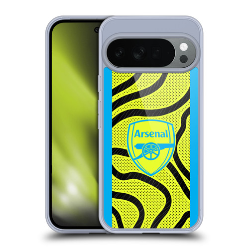 Arsenal FC 2023/24 Crest Kit Away Soft Gel Case for Google Pixel 10