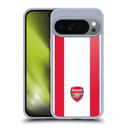 Arsenal FC Crest 2 Stripes 2 Soft Gel Case for Google Pixel 10