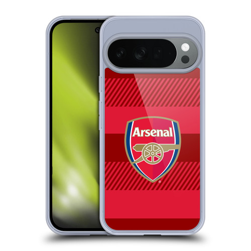 Arsenal FC Crest 2 Training Red Soft Gel Case for Google Pixel 10