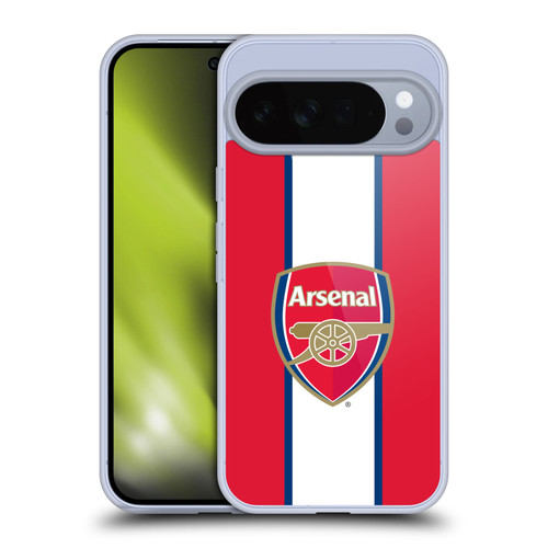 Arsenal FC Crest 2 Stripes 3 Soft Gel Case for Google Pixel 10 Pro XL