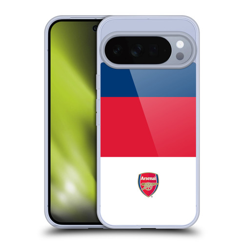 Arsenal FC Crest 2 Stripes 4 Soft Gel Case for Google Pixel 10 Pro XL