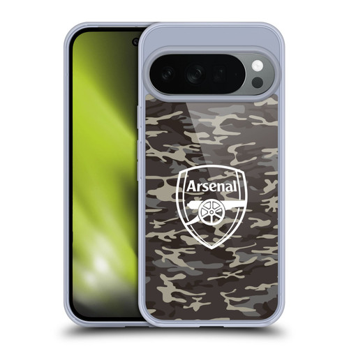 Arsenal FC Logos Camouflage Soft Gel Case for Google Pixel 10