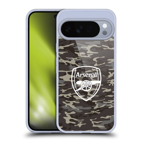 Arsenal FC Logos Camouflage Soft Gel Case for Google Pixel 10 Pro XL