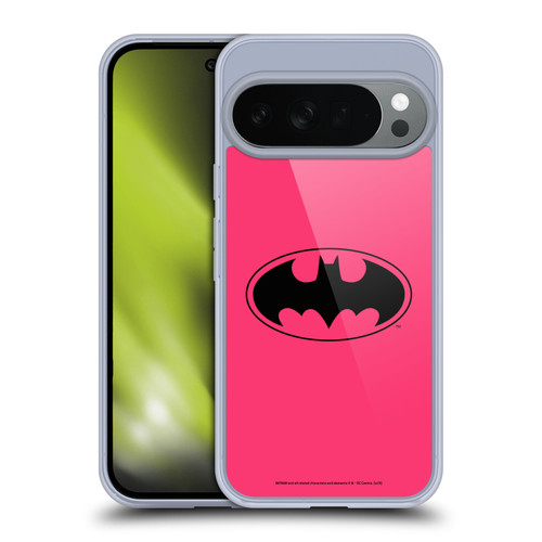Batman DC Comics Logos Pink Soft Gel Case for Google Pixel 10