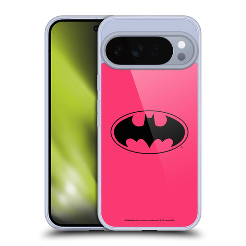 Batman DC Comics Logos Pink Soft Gel Case for Google Pixel 10 Pro XL