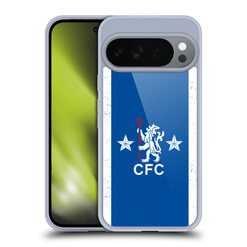 Chelsea Football Club Retro Kit and Stadium 1978 Home Soft Gel Case for Google Pixel 10