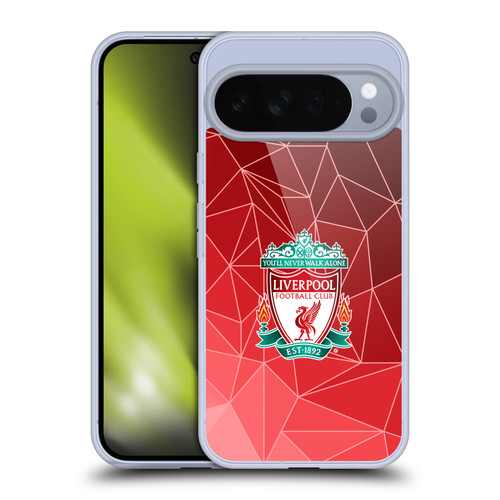 Liverpool Football Club Crest & Liverbird 2 Geometric Soft Gel Case for Google Pixel 10 Pro XL