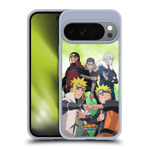 Naruto Shippuden Key Art Hokage Group Soft Gel Case for Google Pixel 10