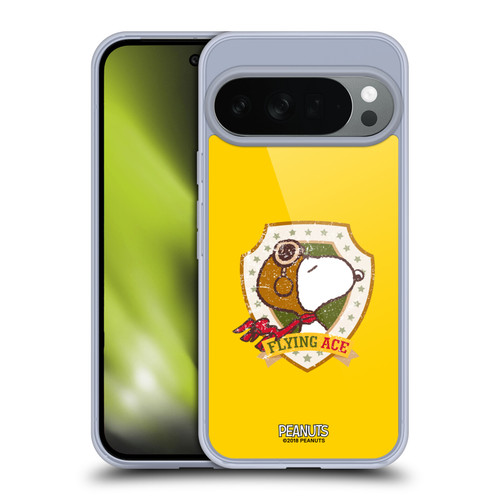 Peanuts The Many Faces Of Snoopy Flying Ace Soft Gel Case for Google Pixel 10