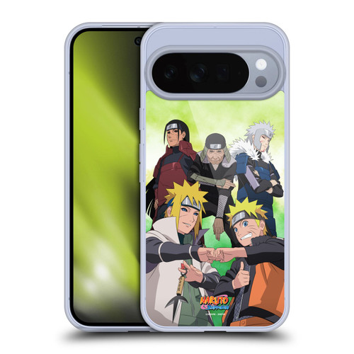 Naruto Shippuden Key Art Hokage Group Soft Gel Case for Google Pixel 10 Pro XL