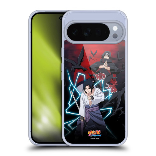 Naruto Shippuden Key Art Sasuke And Itachi Soft Gel Case for Google Pixel 10 Pro XL