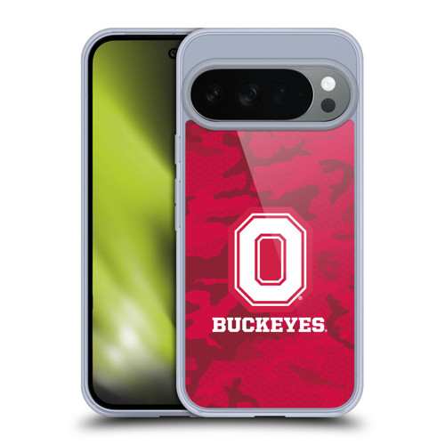 Ohio State University Logo Red Camou Soft Gel Case for Google Pixel 10