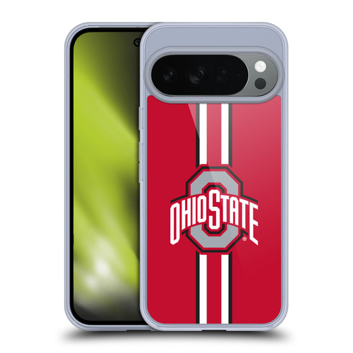 Ohio State University Logo Stripes Soft Gel Case for Google Pixel 10