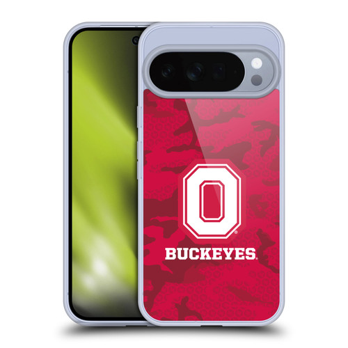 Ohio State University Logo Red Camou Soft Gel Case for Google Pixel 10 Pro XL