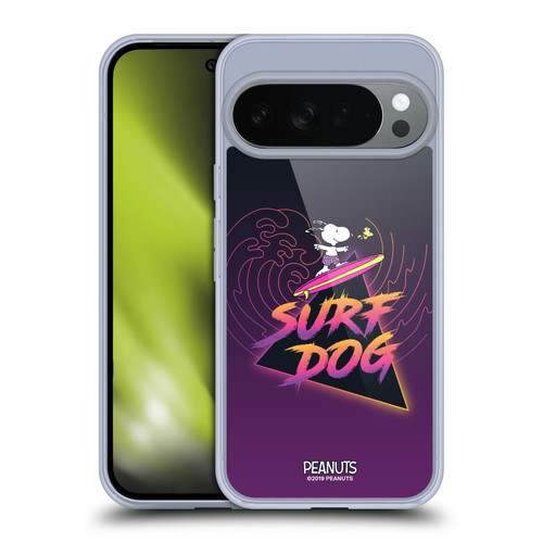 Peanuts Snoopy Aloha Disco Surf Dog Soft Gel Case for Google Pixel 10