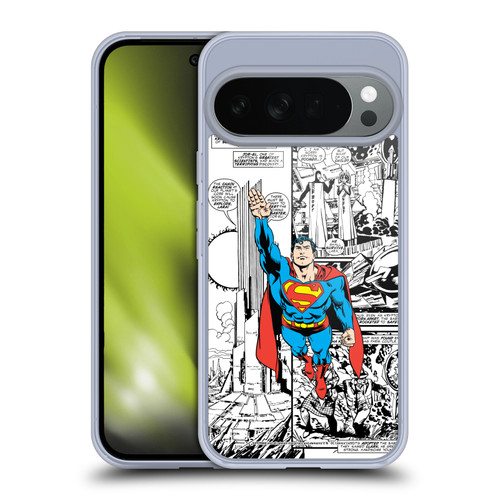 Superman DC Comics Comicbook Art Flight Soft Gel Case for Google Pixel 10