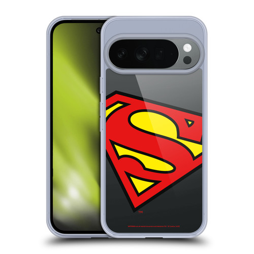 Superman DC Comics Logos Oversized Soft Gel Case for Google Pixel 10