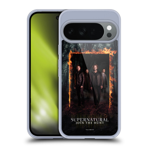Supernatural Key Art Sam, Dean, Castiel & Crowley Soft Gel Case for Google Pixel 10
