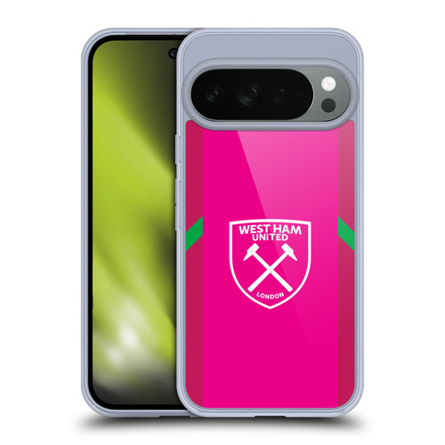 West Ham United FC 2023/24 Crest Kit Third Goalkeeper Soft Gel Case for Google Pixel 10