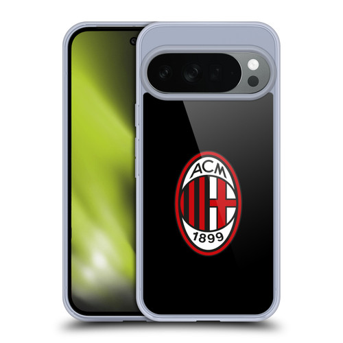 AC Milan Crest Full Colour Black Soft Gel Case for Google Pixel 10