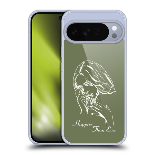 Billie Eilish Happier Than Ever Album Stencil Green Soft Gel Case for Google Pixel 10 Pro XL