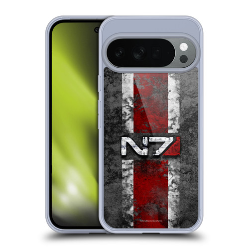 EA Bioware Mass Effect Graphics N7 Logo Distressed Soft Gel Case for Google Pixel 10