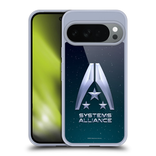 EA Bioware Mass Effect Graphics Systems Alliance Logo Soft Gel Case for Google Pixel 10