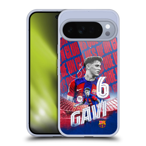FC Barcelona 2023/24 First Team Gavi Soft Gel Case for Google Pixel 10 Pro XL
