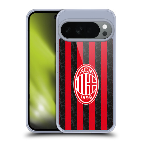 AC Milan 2025/26 Crest Kit Home Soft Gel Case for Google Pixel 10