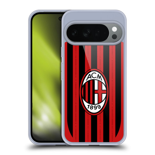 AC Milan 2024/25 Crest Kit Home Soft Gel Case for Google Pixel 10