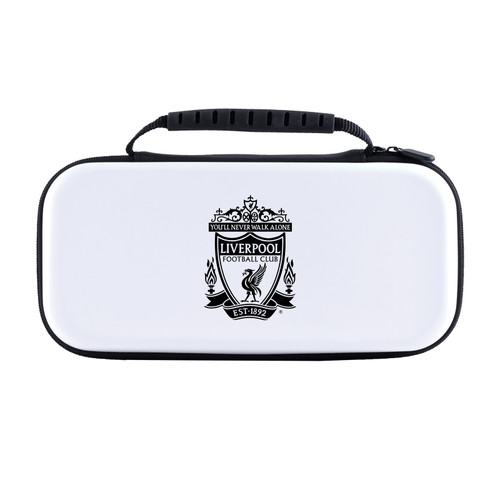 Liverpool Football Club Graphic Logo Embossed Crest White Hard Storage Travel Carry Case for Nintendo Switch 2