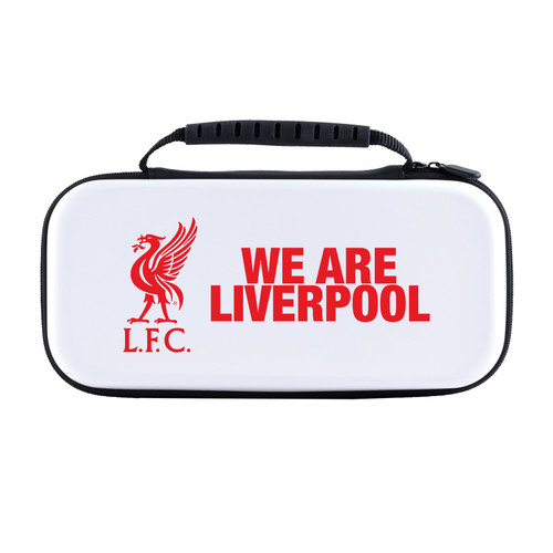Liverpool Football Club Graphic Logo We Are Liverpool White Hard Storage Travel Carry Case for Nintendo Switch 2