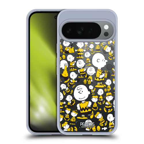 Peanuts Charlie Brown Patterns 3 Soft Gel Case for Google Pixel 10