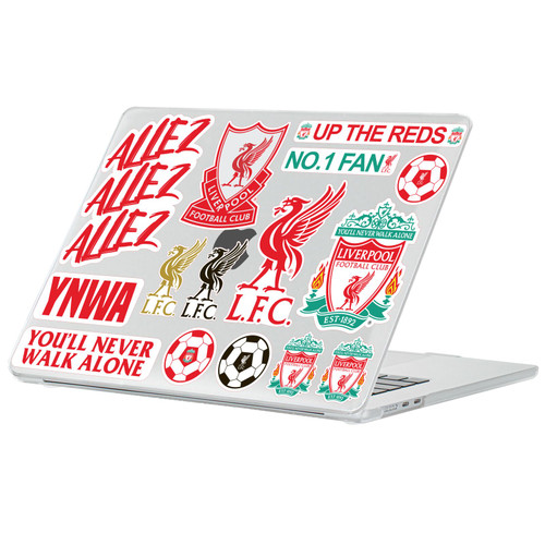 Liverpool Football Club Graphics Logos And Iconic Quotes Clear Hard Crystal Armour Laptop Case for Apple MacBook Air 13.6" A2681/A3113/A3240/A3449 2022/2024/2025/2026