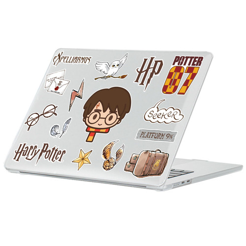 Harry Potter Icons Harry Clear Hard Crystal Armour Laptop Case for Apple MacBook Air 13.6" A2681/A3113/A3240/A3449 2022/2024/2025/2026