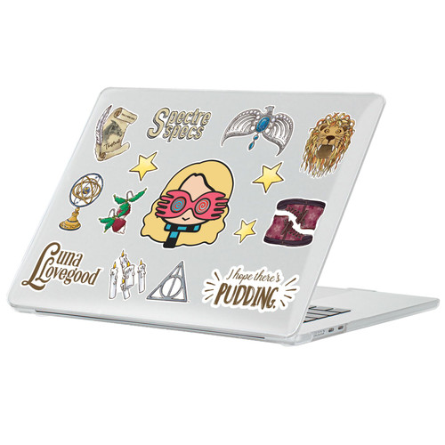 Harry Potter Icons Luna Lovegood Clear Hard Crystal Armour Laptop Case for Apple MacBook Air 13.6" A2681/A3113/A3240 2022/2024/2025