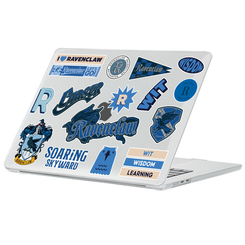 Harry Potter Icons Ravenclaw Clear Hard Crystal Armour Laptop Case for Apple MacBook Air 13.6" A2681/A3113/A3240 2022/2024/2025