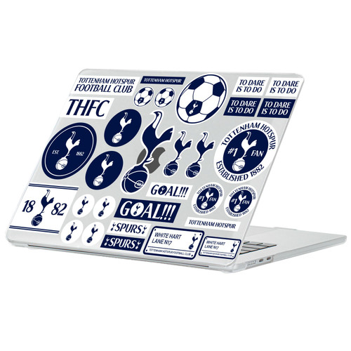 Tottenham Hotspur F.C. Graphics Logos And Iconic Quotes Clear Hard Crystal Armour Laptop Case for Apple MacBook Air 13.6" A2681/A3113/A3240/A3449 2022/2024/2025/2026