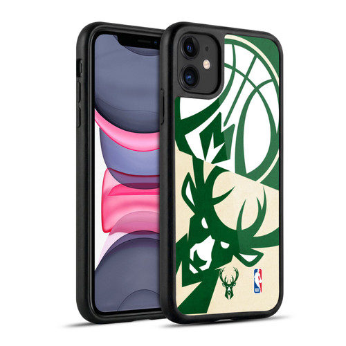 NBA Milwaukee Bucks Half Oversized Gel Armour Case For Apple iPhone 11