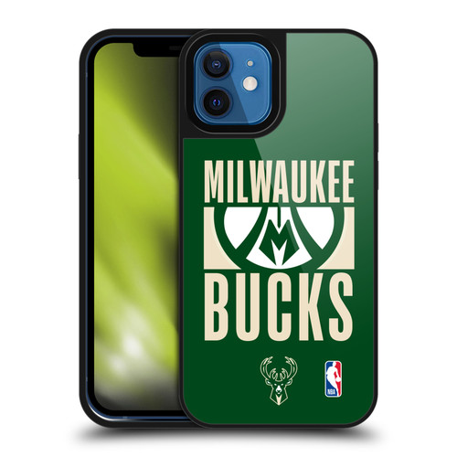 NBA Milwaukee Bucks Typography Gel Armour Case For Apple iPhone 12 / iPhone 12 Pro