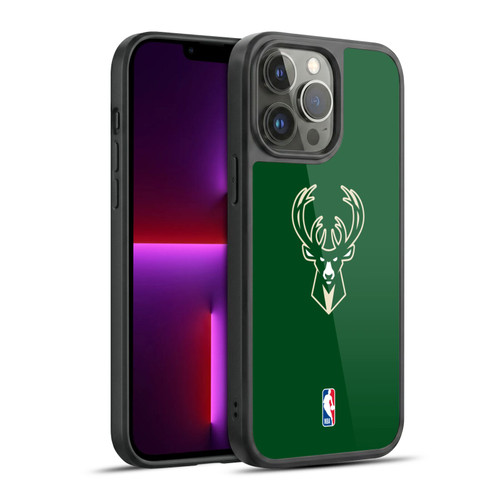 NBA Milwaukee Bucks Plain Gel Armour Case For Apple iPhone 13 Pro Max